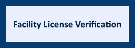 Facility License Verification