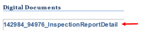 Inspection Report Link Picture